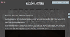 Desktop Screenshot of elviejomexico.dk