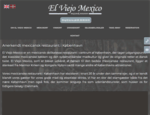 Tablet Screenshot of elviejomexico.dk